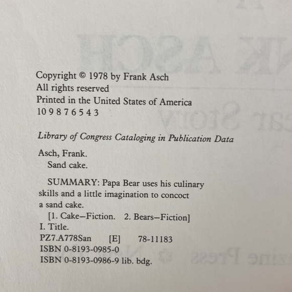 Send cake a Frank asch Bear story - Picture 11 of 11